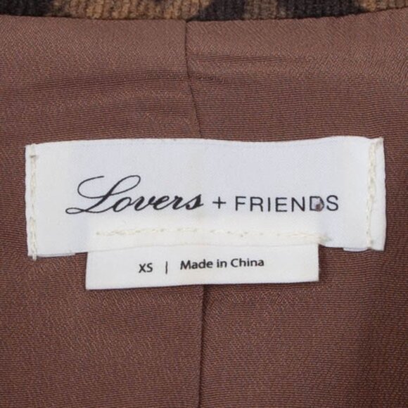 Lovers + Friends Atlanta Leopard Cropped Blazer Jacket Womens Size XS - Picture 6 of 9